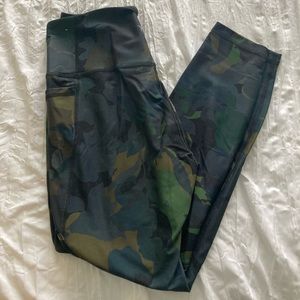 High Waisted Camo Leggings